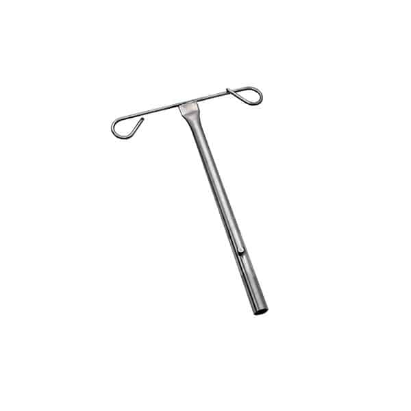 Porte sérum pour cage avec fixation sur cadre