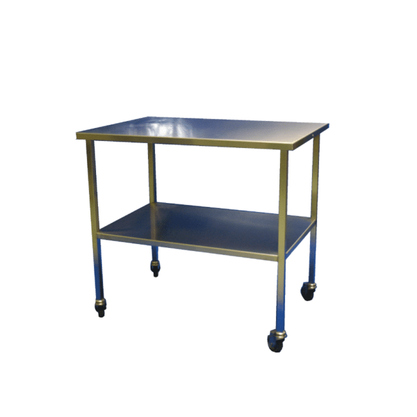 Veterinary trolley with trays