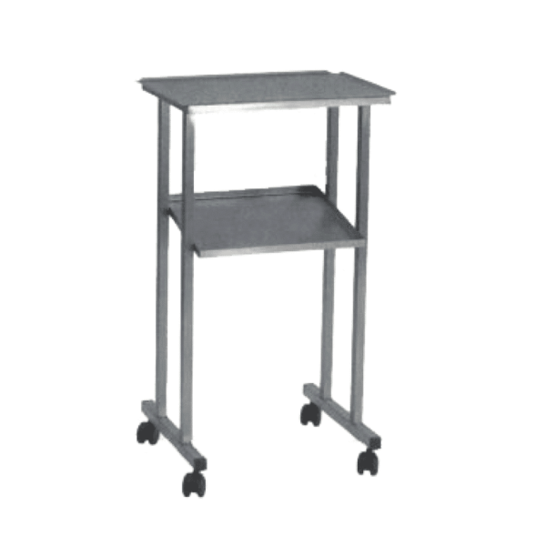 Stainless steel operating trolley