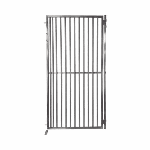 Stall door and “RUN” in stainless steel (custom size)