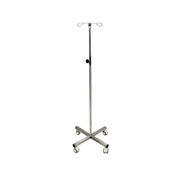 Porte sérum mobile réglable