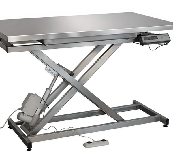 Table de consultation électrique avec pesée intégrée