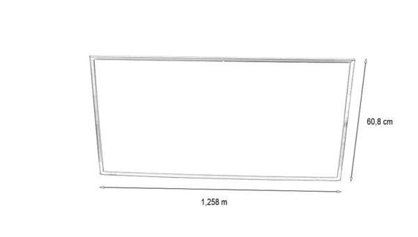 Cadre emboitant inox pour plateau plat TA3
