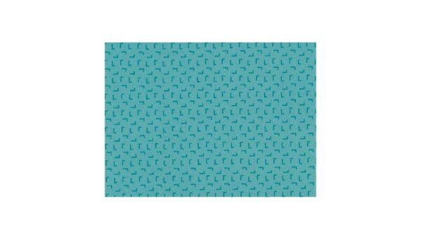 Tapis pour table consultation CORNER TURQUOISE (turquoise+motif )