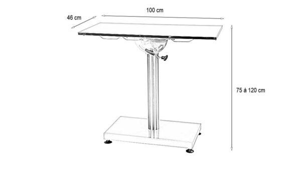 Table chirurgie petits animaux plateau plat