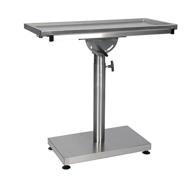 Table de chirurgie pour petits animaux avec une évacuation