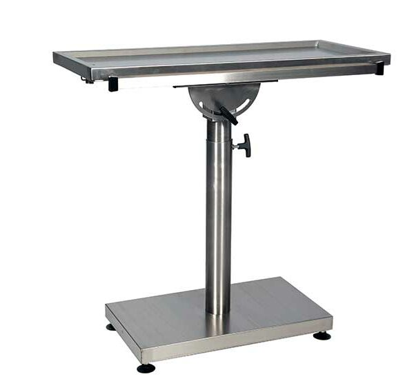 Table de chirurgie pour petits animaux avec une évacuation