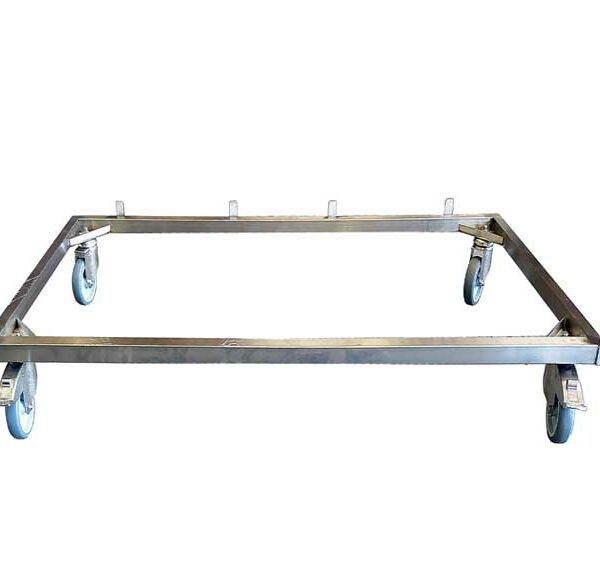 4-wheel chassis for stainless steel cage B