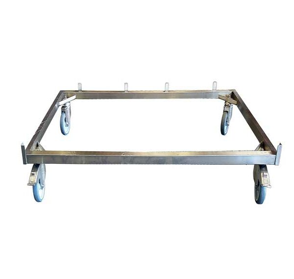 4-wheel chassis for stainless steel cage A