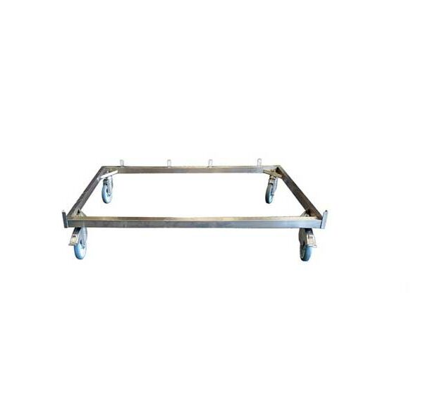 4-wheel chassis for stainless steel cage A