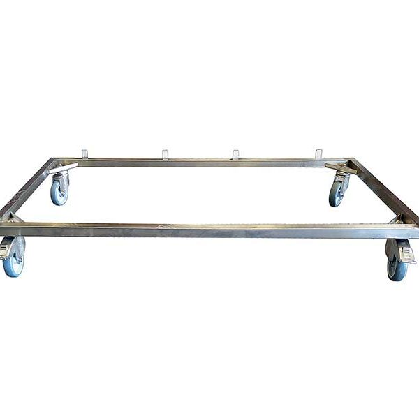 4-wheel chassis for stainless steel cage C
