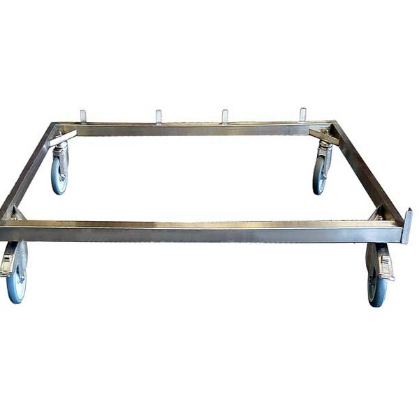 4-wheel chassis for polyester cage A