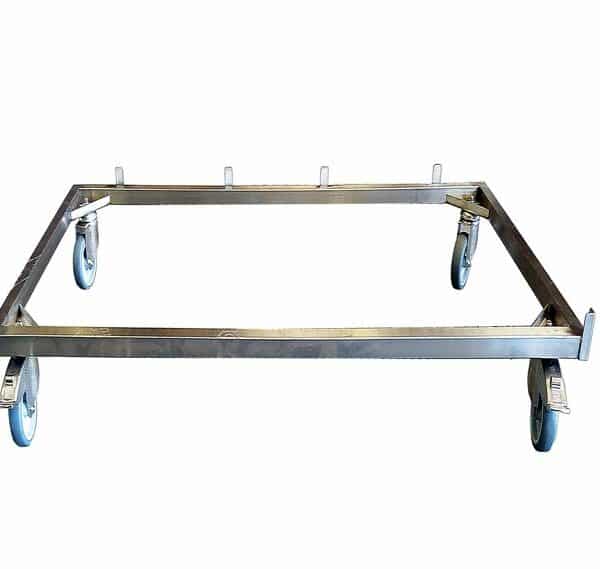 4-wheel chassis for polyester cage A