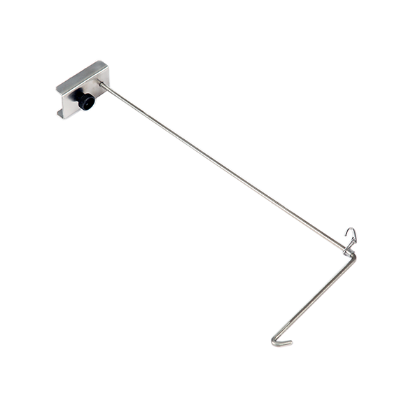 Support de lampe pour porte de cage en fil