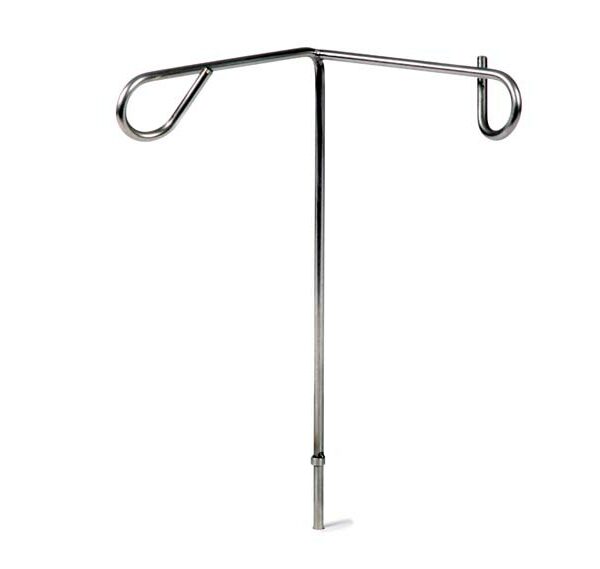 Porte sérum double pour cage – H 250 mm