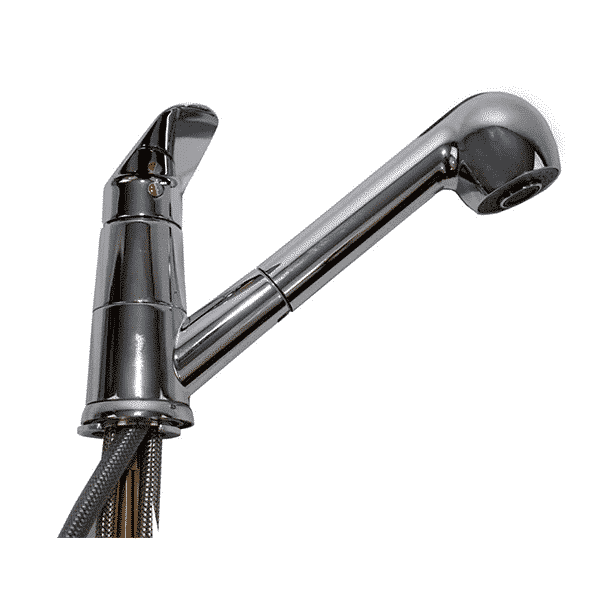 Complete mixer tap for preparation table