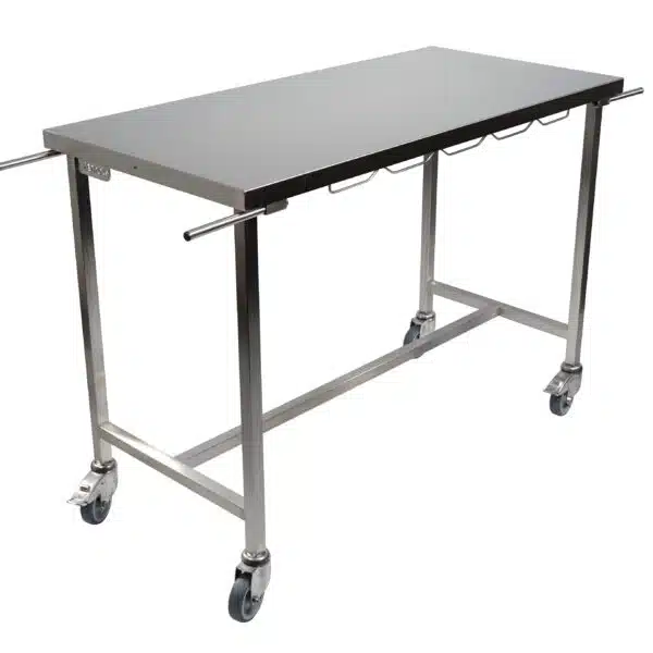 Stretcher with stainless steel table top