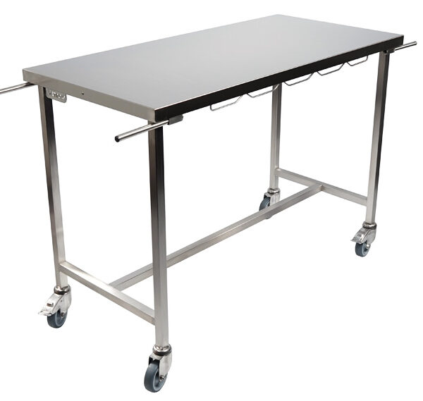 Stretcher with stainless steel table top