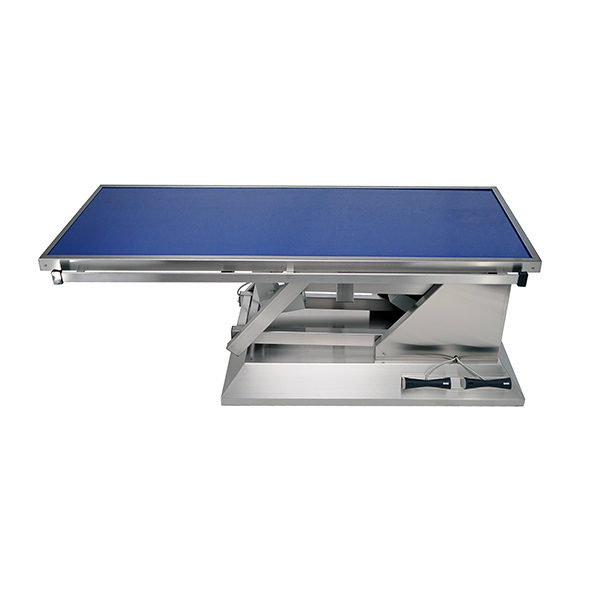 Surgery table with flat radiology table top