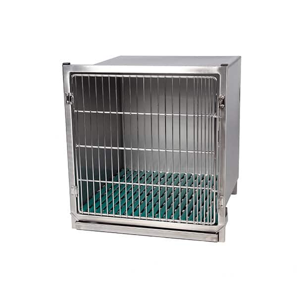 Stainless steel cage – B Format – with a stainless-steel grid door