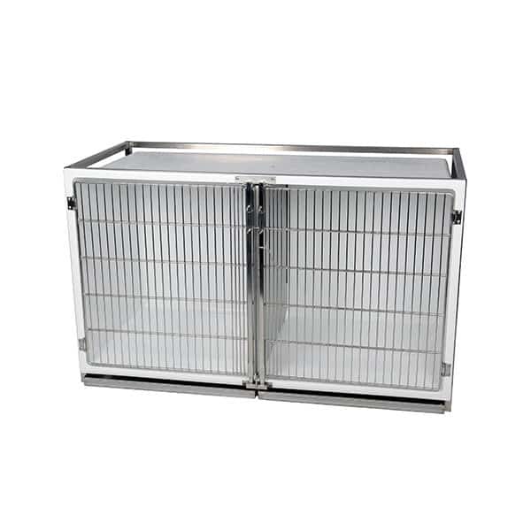 Polyester cage – C format – with stainless steel grid door