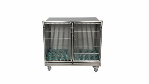 Cage inox E porte grille inox sans separation