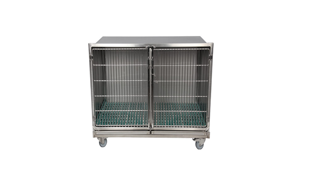 Cage inox E porte grille inox sans separation