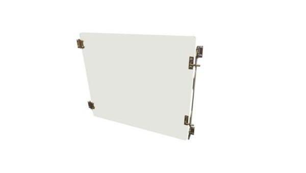 Porte verre pour cage B inox