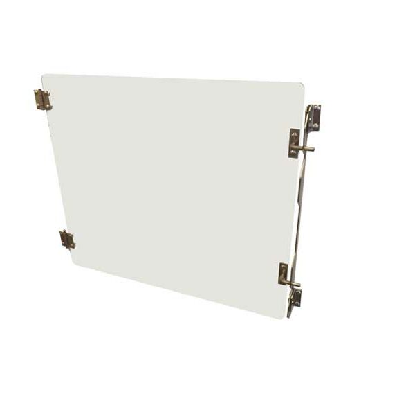 Porte verre 605×620 mm H/L, pour cage B inox