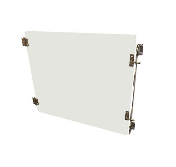 Porte verre 685×657 mm, pour cage C inox