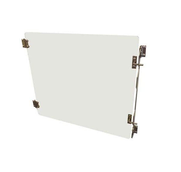 Porte verre 370×410 mm H/L, pour cage A polyester