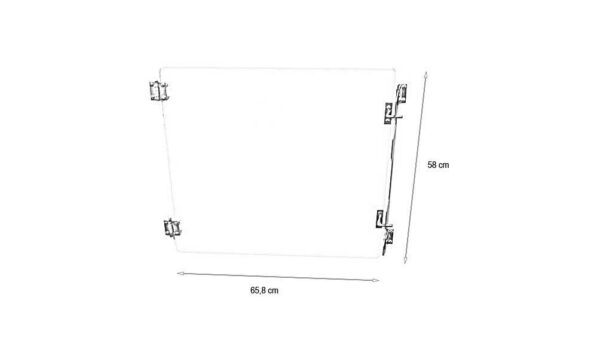 Porte verre pour cage B polyester & POLYVET < 24H