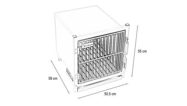 Cage inox D porte grille inox