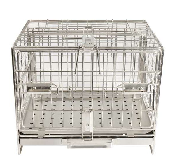 Veterinary restraint cage