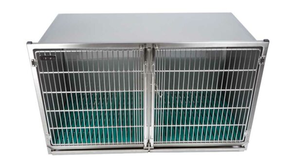 Cage Inox C Porte Grille Inox L1405 H830 P690 Sans Separation