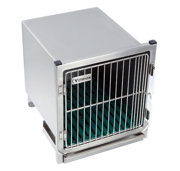 Cage en acier inoxydable – Format D – avec porte grille inox