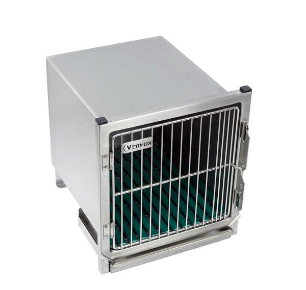 Cage en acier inoxydable – Format D – avec porte grille inox