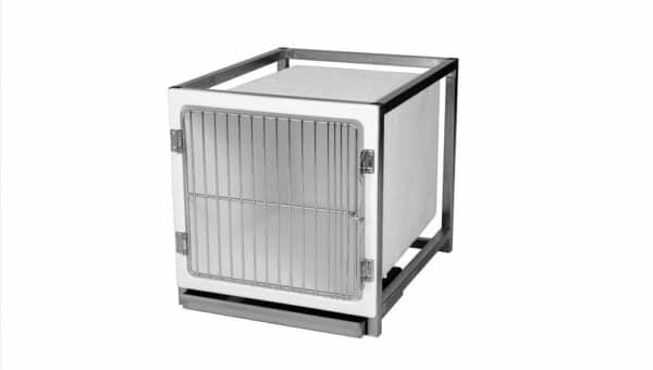 CP200000 Cage polyester A avec porte grille inox L490 H510 P610