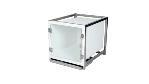 Cage polyester A avec porte en verre