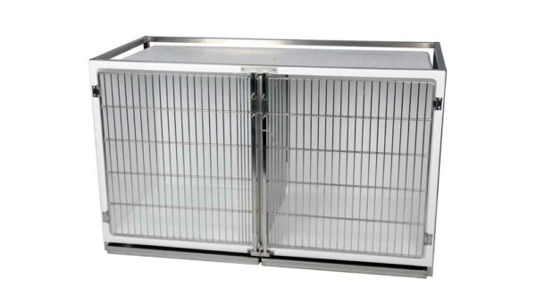 Cage polyester – Format C – avec porte grille inox