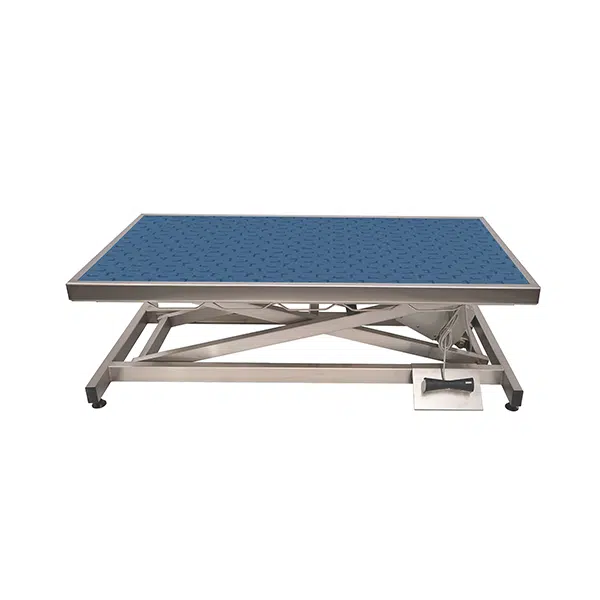 Table de chirurgie avec inclinaison troisième sens et plateau chauffant  plat - Vetinox