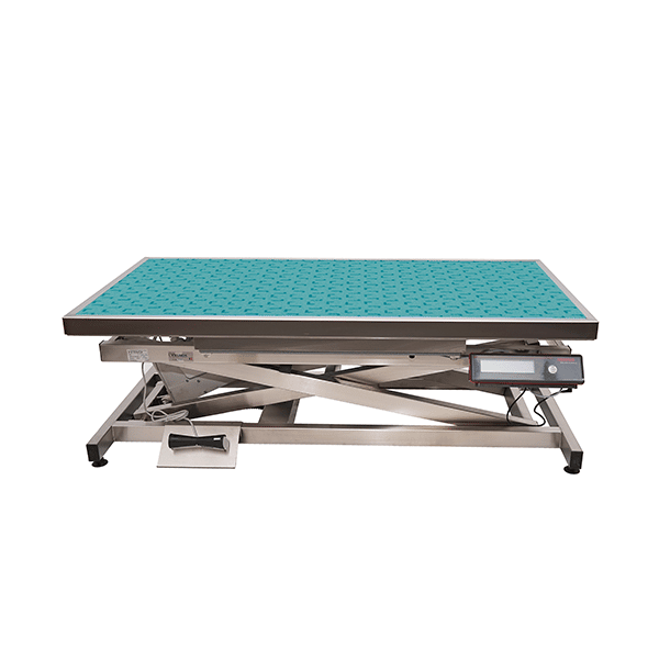 Table consultation électrique tapis et cadre avec pesée intégrée – Tapis Corner Turquoise
