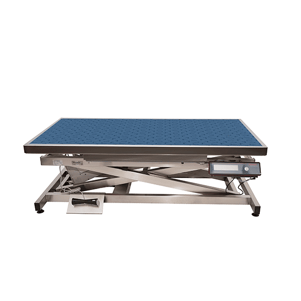 Table consultation électrique tapis et cadre avec pesée intégrée – Tapis Corner Dark Blue