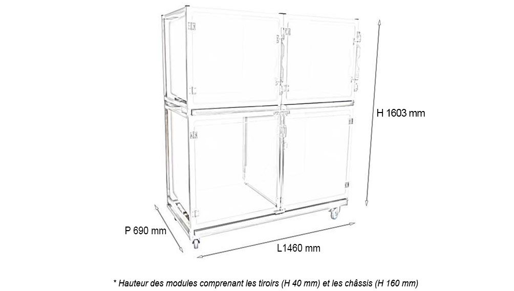 VETINOX_CP003005_Ensemble_3_cages_polyester