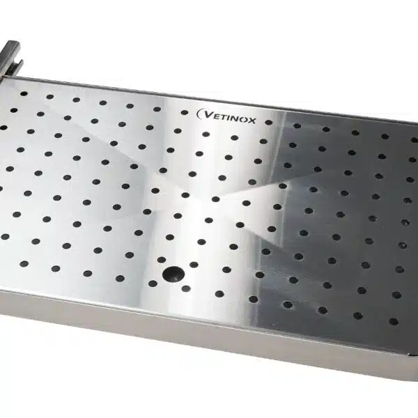 Table de chirurgie avec inclinaison troisième sens et plateau chauffant  plat - Vetinox