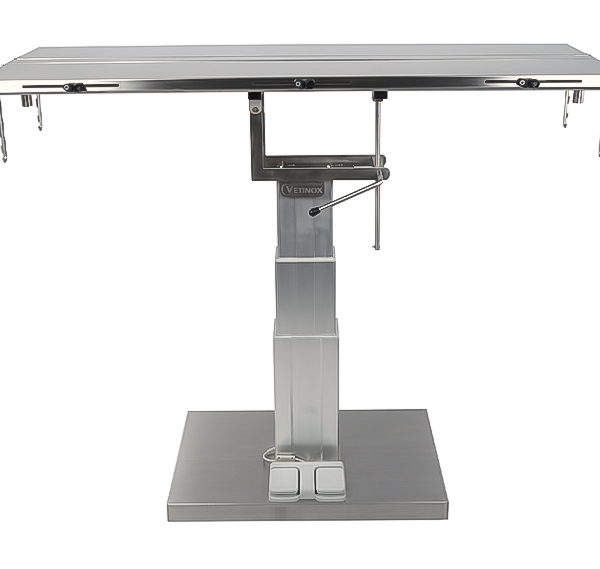 Table chirurgie plateau en V, colonne centrale électrique (Proclive – déclive manuelle)