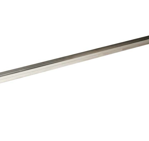 Barre Inox arrière pour montage module cage B Inox – Longueur 620 mm