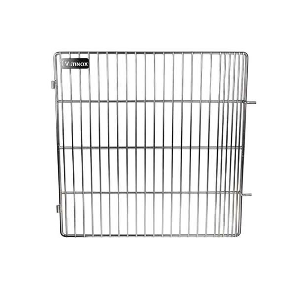 Porte grille inox 625×630 mm H/L, pour cage B inox