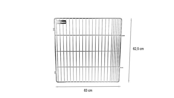 Porte Grille Inox pour cage B Inox
