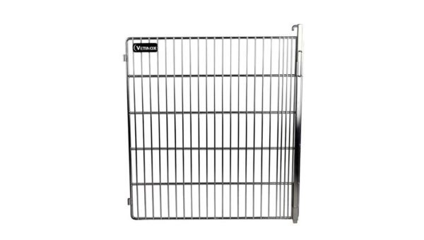 Porte Grille Inox coté Droit pour cage C Inox